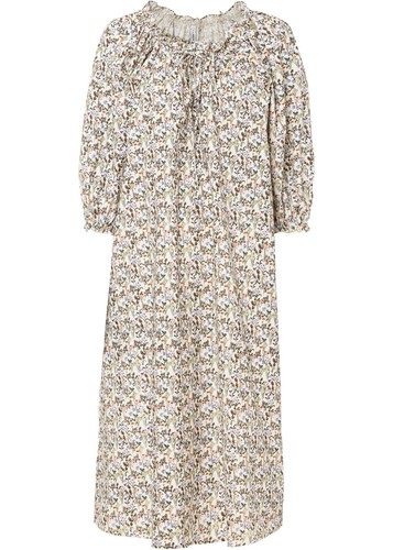 Midikleid mit volumenärmel - mit,