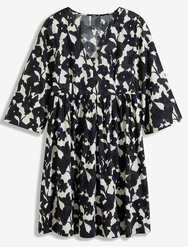 Kurzes kleid aus baumwolle - kleid,