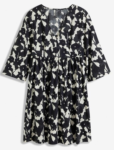 Kurzes kleid aus baumwolle - kleid,