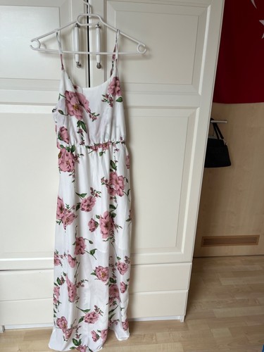 Weißes rosen kleid linie - weißes,