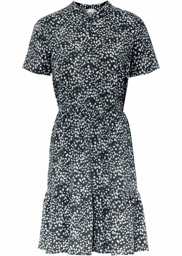 Kleid dunkelblau weiß - gr.,