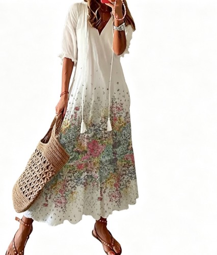 Boho kleid damen lang sommer - boho,