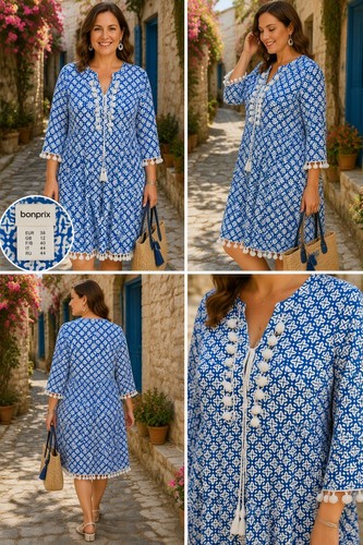 Bonprix tunika kleid - tunika-kleid, aus
