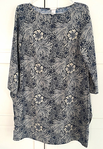 Damen kurzkleid blau weiß - kurzkleid, blau/weiß