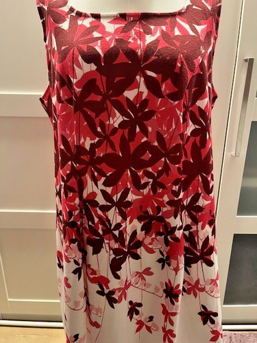 Kleid pink weiß mit blumen - kleid,,