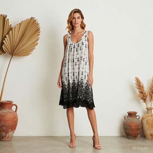 Kleid blumen weiß - kleid,