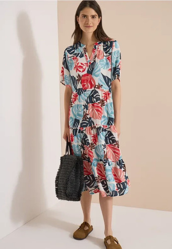 Cecil 144956 aop kleid kurzarm - cecil,