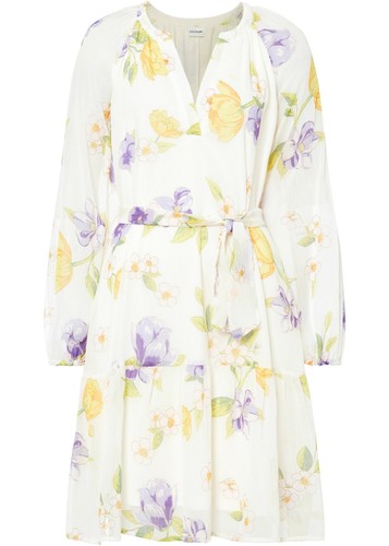 Kleid weiß geblümt - 40,