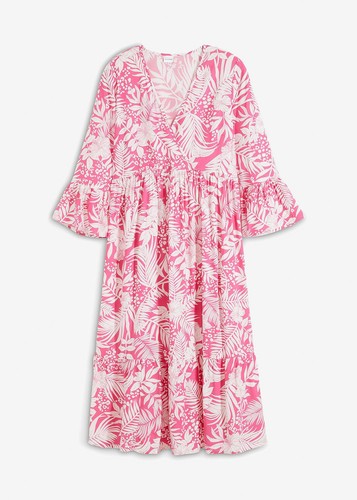 Tunika kleid aus fließender - aus,
