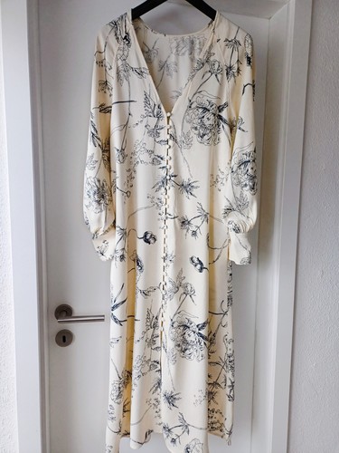 Kleid midikleid elegant blumen - kleid,